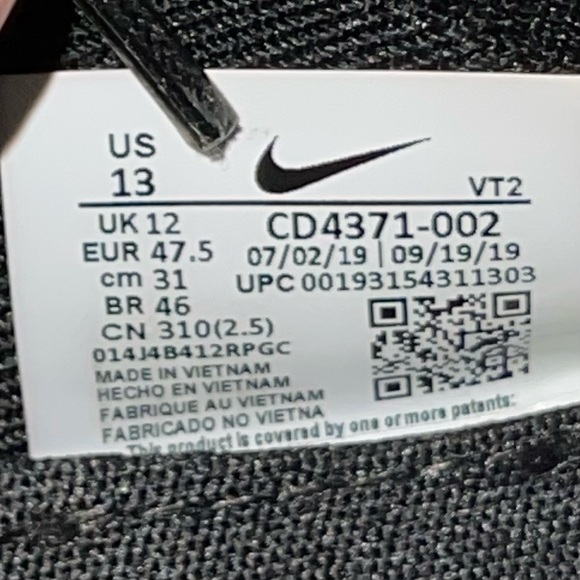 Men’s 13 Nike React Infinity Run Flyknit Running CT2357-002 - Picture 5 of 5